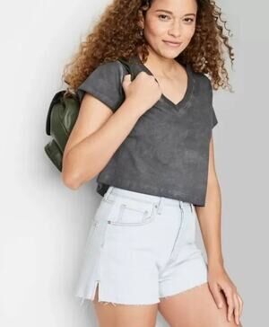 Wild fable super high-rise cutoff shorts Women’s 8 New